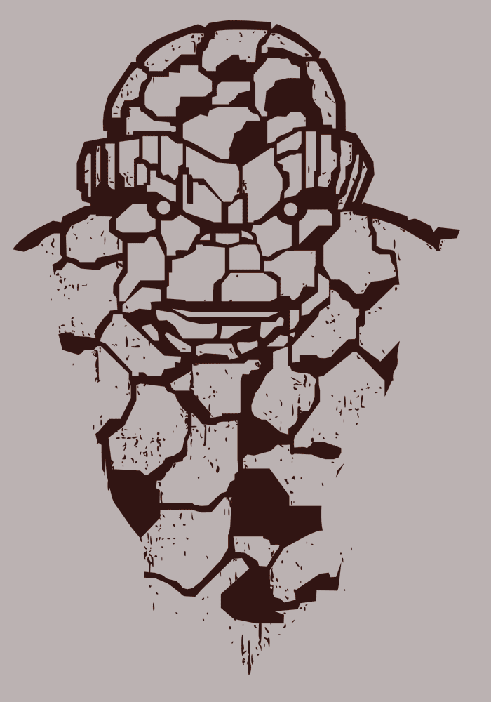The Thing 700x1000 Bust Animated